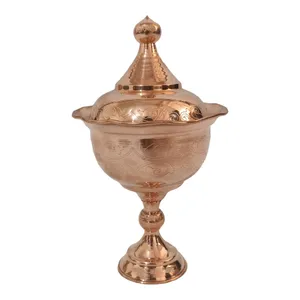 قندان مسی مدل پایه دار کد H-2058