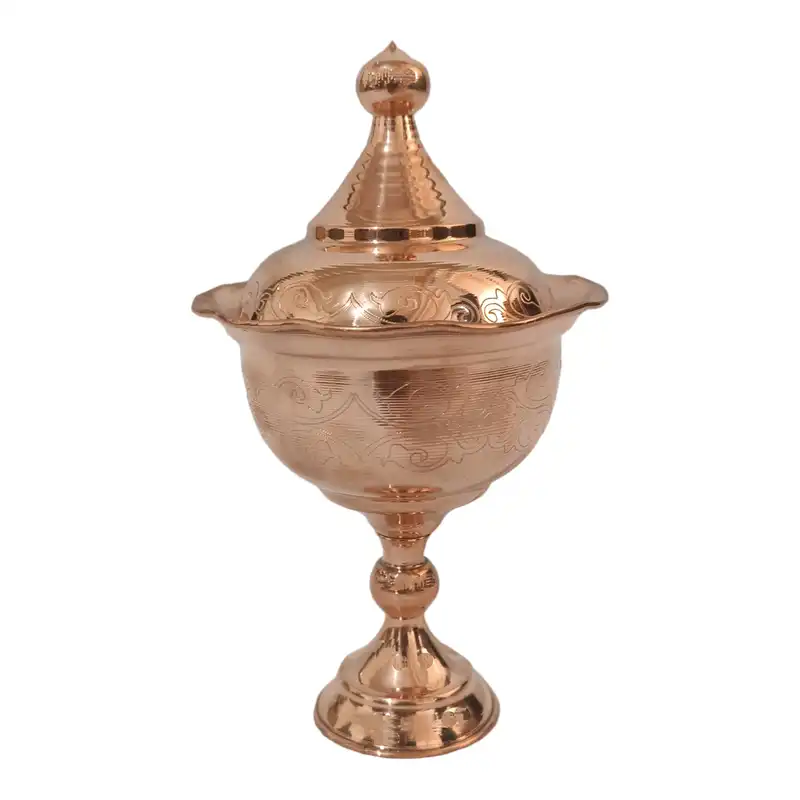 قندان مسی مدل پایه دار کد H-2058