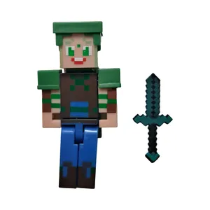 اکشن فیگور مدل ماینکرافت طرح اسکین مجموعه 2 عددی