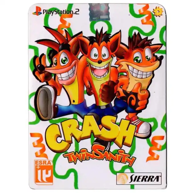 بازی crash twinsanitt مخصوص کنسول پلی استیشن 2