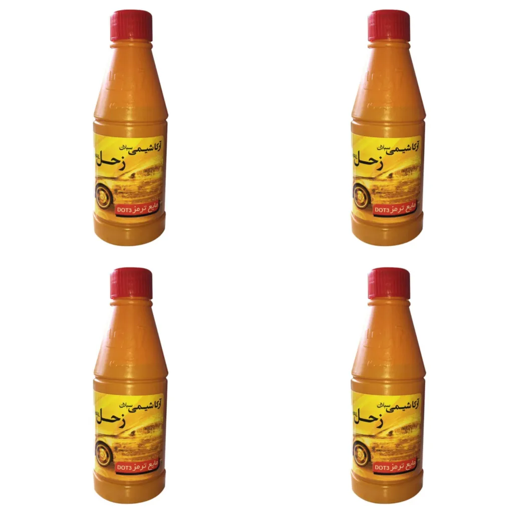 روغن ترمز آرکاشیمی زحل مدل دات 3 حجم 250 میلی لیتر بسته 4 عددی
