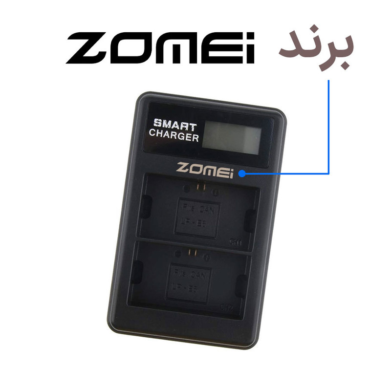 شارژر باتری دوربین زومی مدل Smart MicroUSB E6