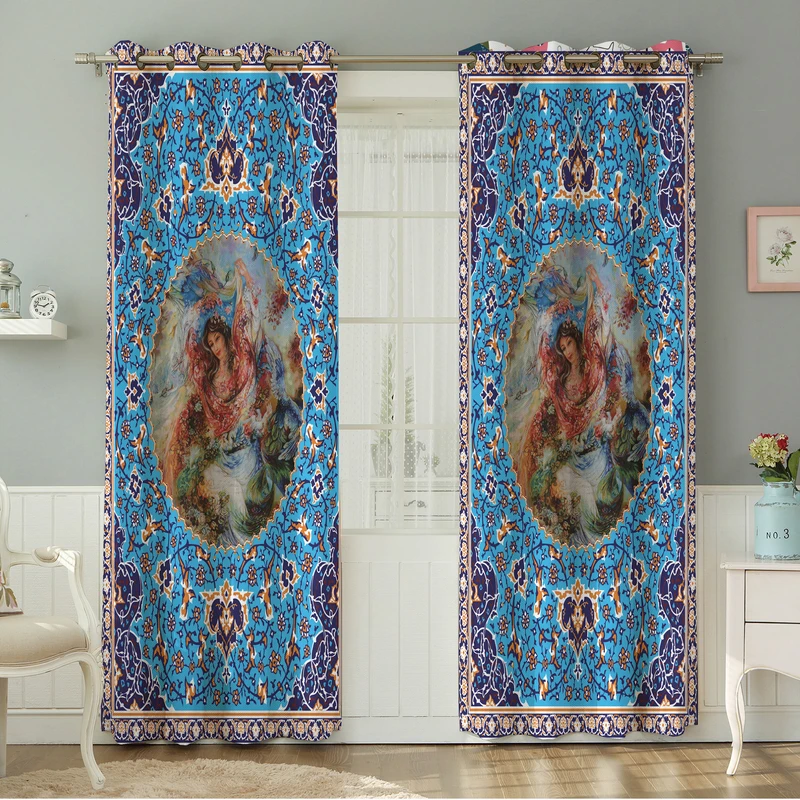 پرده نیروانا طرح مدرن مدل هازان کد 8552 سایز 140×280 سانتی متر