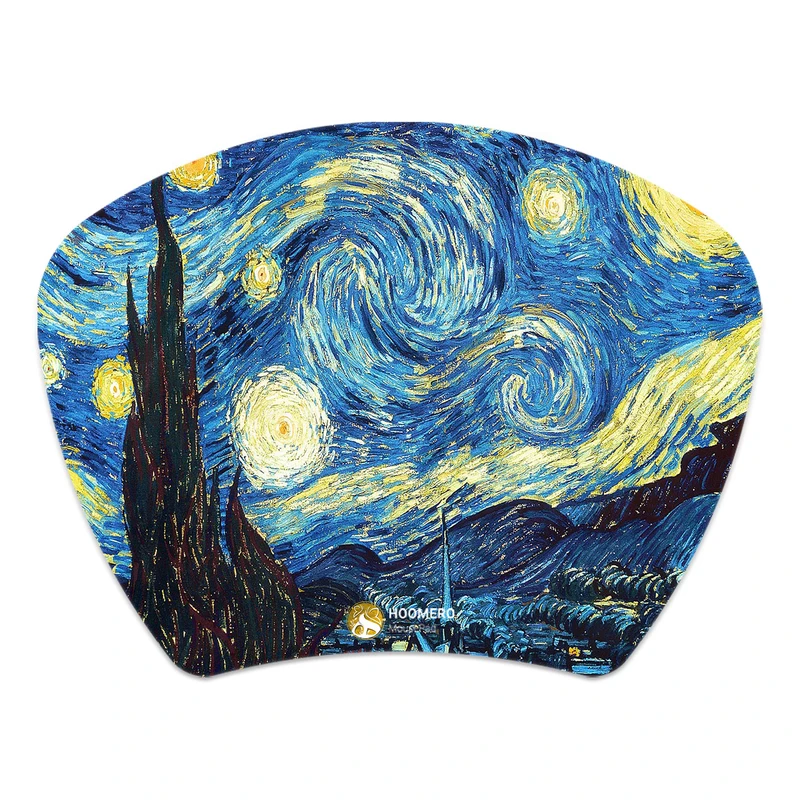 ماوس پد هومرو مدل MC097 طرح نقاشی شب پرستاره ون سان ونگوگ