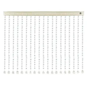 پرده آریا کریستال مدل ساده سایز 100x170 سانتی متر