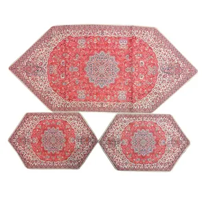 ست 3 تکه رومیزی ترمه صفائی کد 24 مدل gh.l