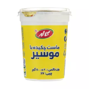 ماست چکیده موسیر کاله مقدار 500 گرم