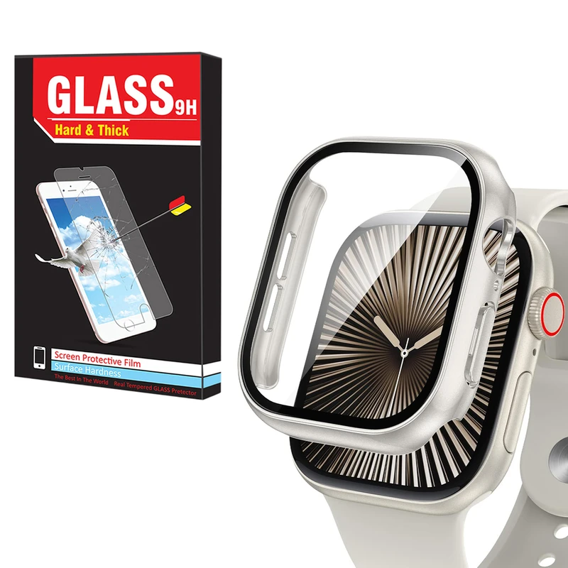 کاور هارد اند تیک مدل HT-360 مناسب برای اپل واچ سری 10 سایز 42 میلیمتری به همراه محافظ صفحه نمایش