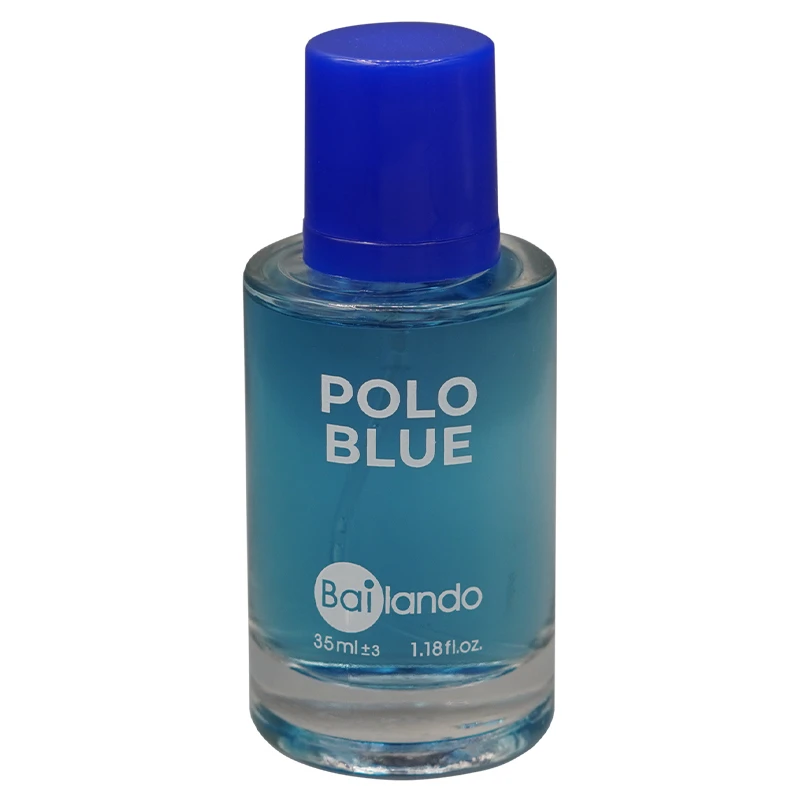 عطر جیبی مردانه بایلندو مدل POLO BLUE با رایحه خنک حجم 35 میلی‌لیتر