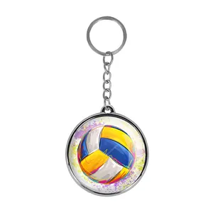 جاکلیدی خندالو طرح توپ والیبال مدل دوطرفه کد 55775909