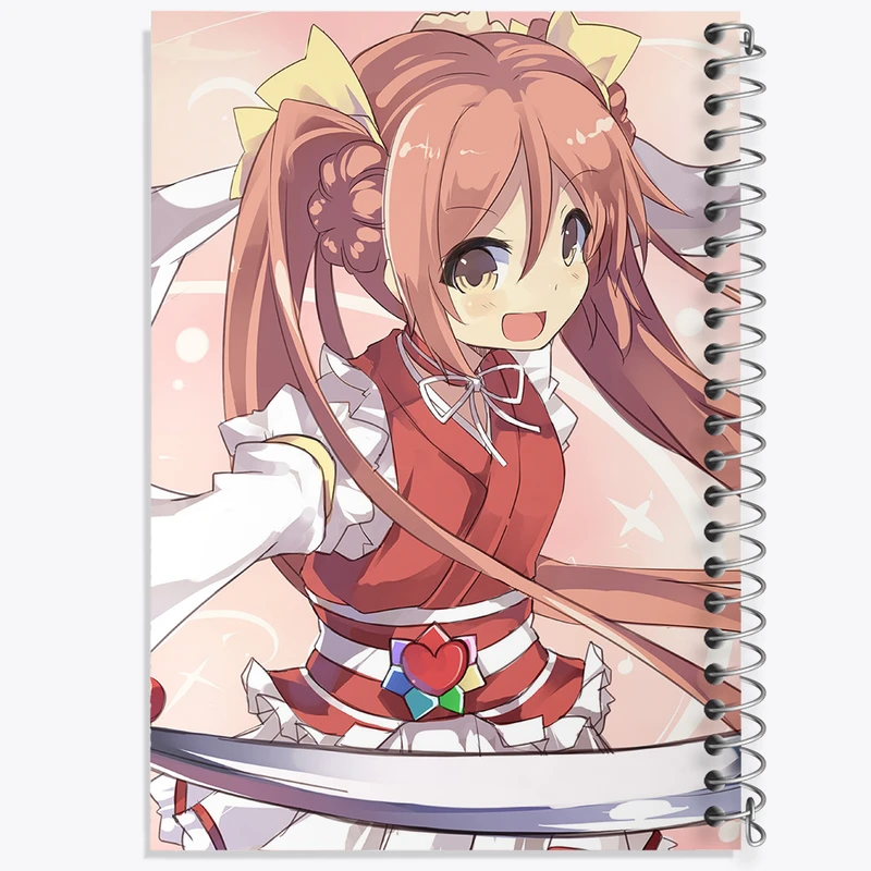 دفتر نقاشی 50 برگ خندالو طرح انجو انیمه گلوله سیاه کد 35857