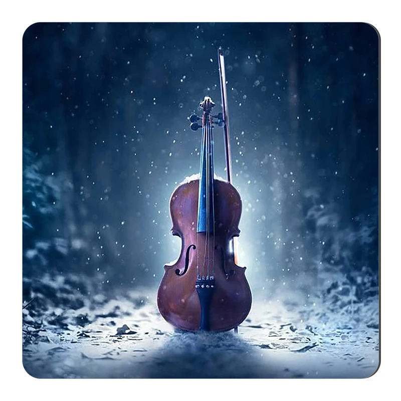  مگنت طرح ویالن و زمستان کد wmg2062