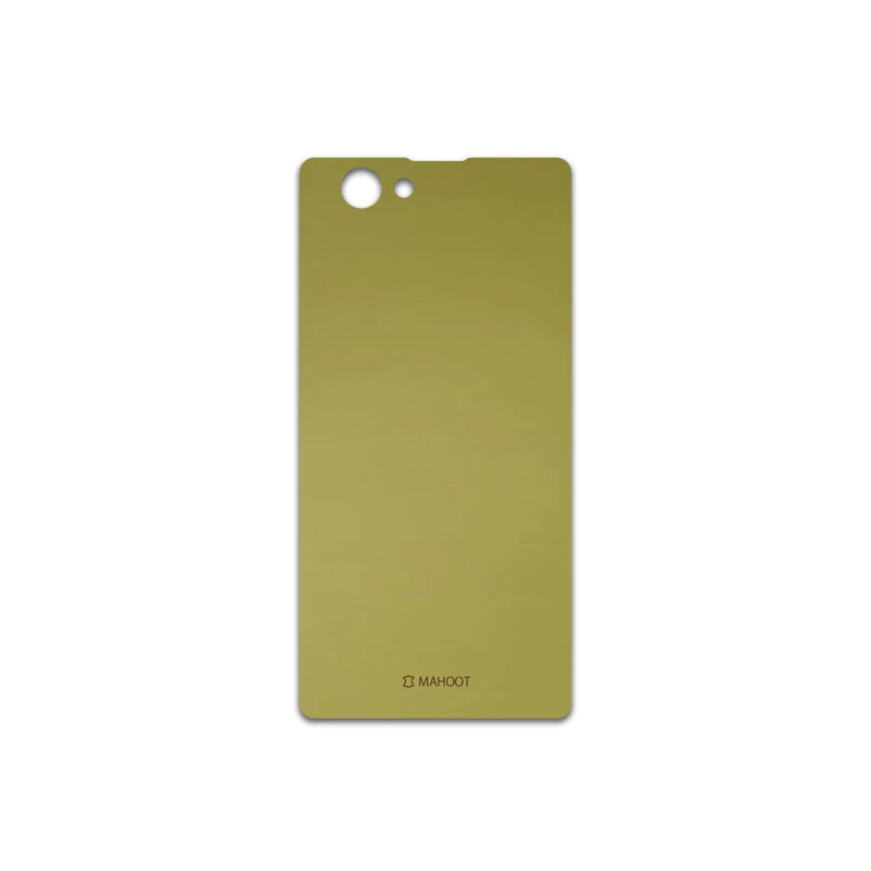 برچسب پوششی ماهوت مدل Matte-Gold مناسب برای گوشی موبایل سونی Xperia Z1 Compact
