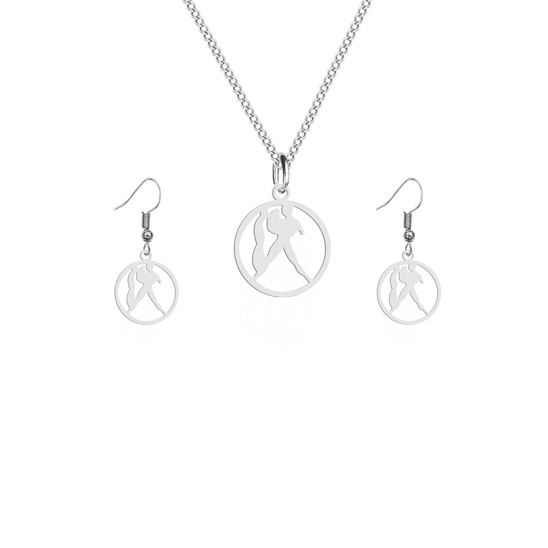 نیم ست هایکا طرح ماه تولد بهمن مدل s.ha1-19