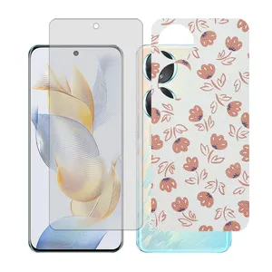 Glass together model transparent screen protector suitable for Honor 70 mobile phone with back cover sticker