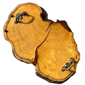 سینی چوبی مدل روستیک
