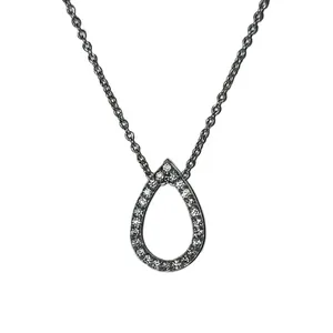 گردنبند نقره زنانه طرح گاما