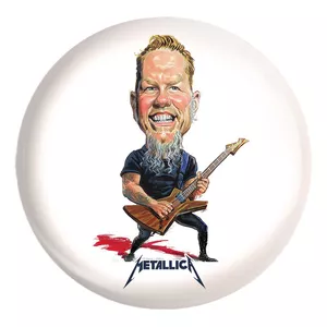 پیکسل خندالو طرح جیمز هتفیلد گروه موسیقی متالیکا Metallica کد 3266 مدل بزرگ