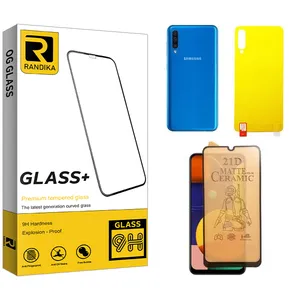 Randika Randika Matt Ceramics Screen Protector For samsung a50 With Back Protector