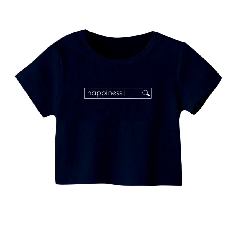 کراپ‌ تی‌شرت آستین کوتاه زنانه مدل موتور جستجو