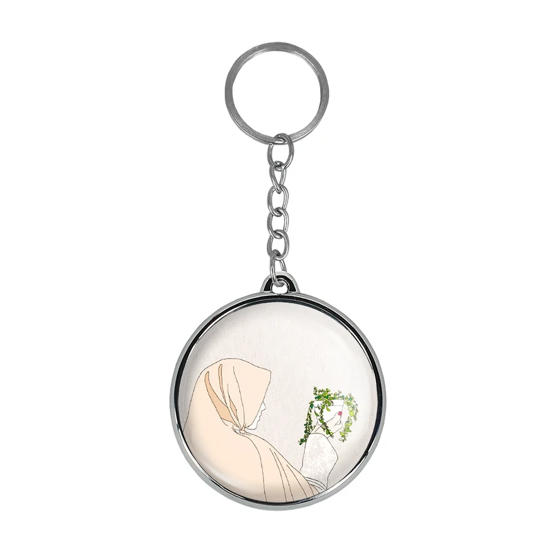 جاکلیدی خندالو طرح مینیمال باحجاب مدل دوطرفه کد 2868728688