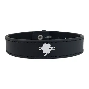 دستبند نقره زنانه ترمه 1 مدل برگ و قلب کد mhdcf 014