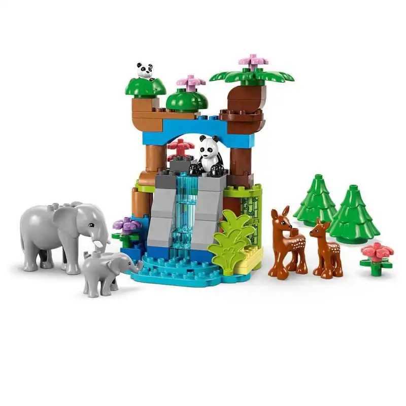 لگو 92 تکه سری دوپلو مدل Wild Animal Families کد 10446