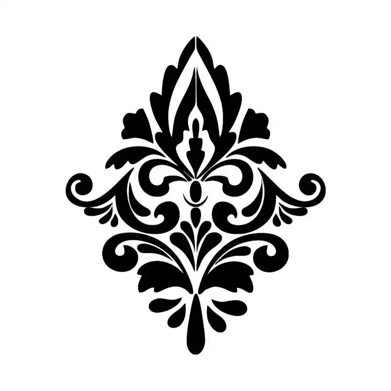 شابلون باتیس آرت طرح تذهیب کد 50-212