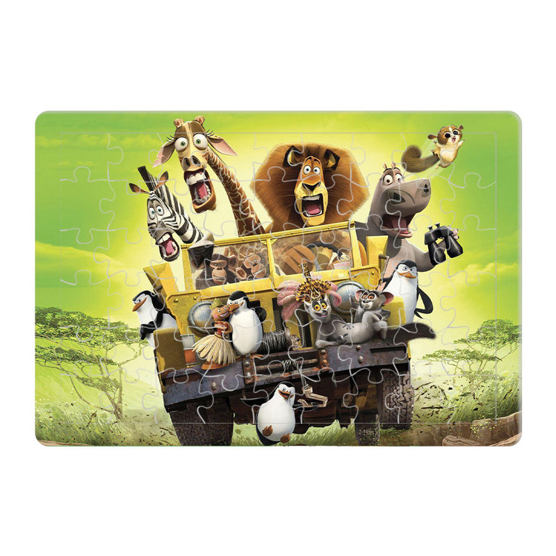 پازل 54 تکه طرح ماداگاسکار مدل P1062