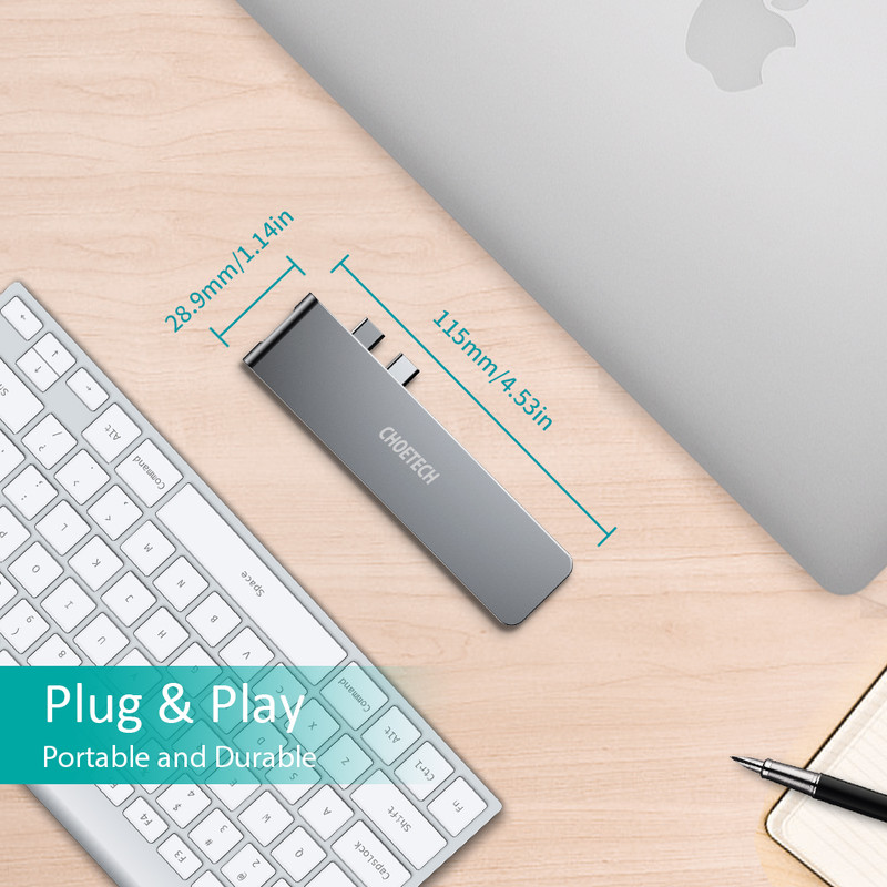 هاب 7پورت USB-C چویتک مدل Hub-M14 2