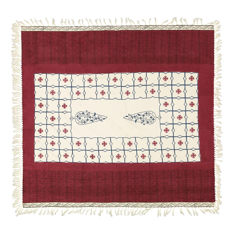 رومیزی بومی مدل 06 سایز 100x95 سانتی‌متر