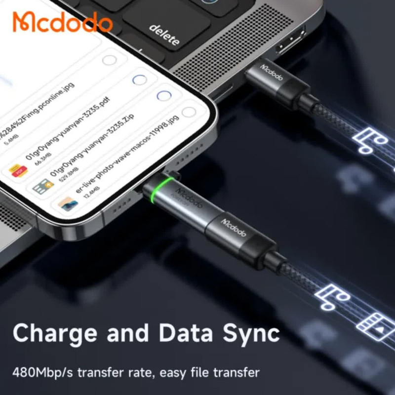 مبدل لایتنینگ به usb-c مک دودو مدلOT-601