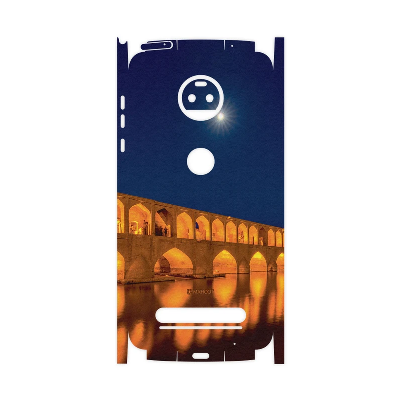 برچسب پوششی ماهوت مدل Si-O-Se-Pol-FullSkin مناسب برای گوشی موبایل موتورولا Moto Z2 Force