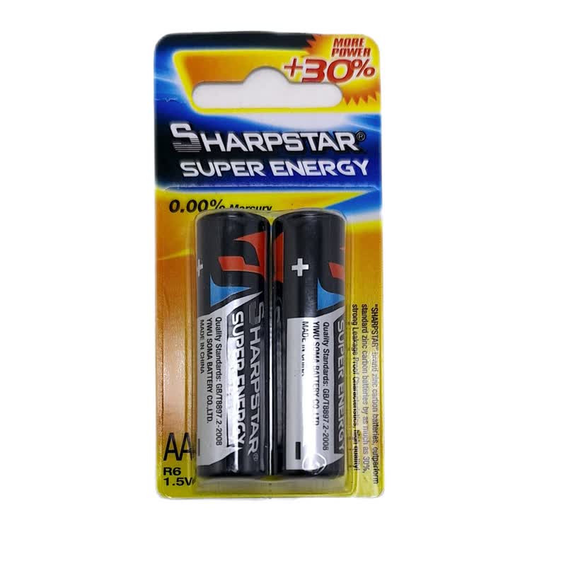 باتری قلمی شارپ استار مدل super energy بسته دو عددی