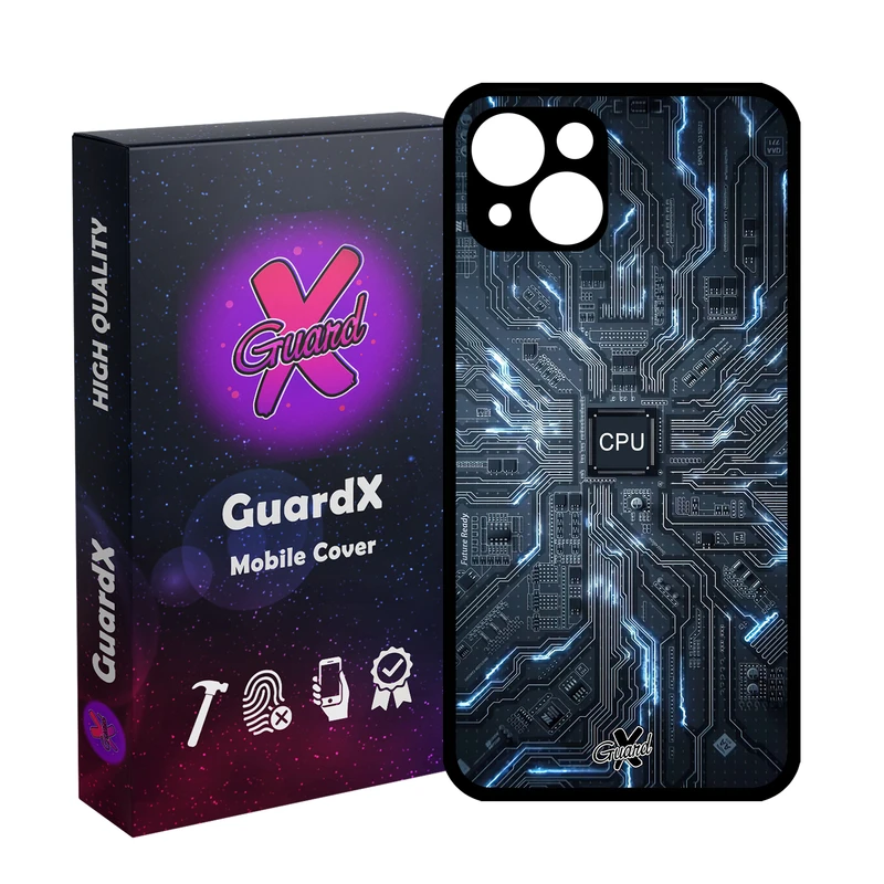 کاور گارد ایکس طرح CPU مدل Glass10504 مناسب برای گوشی موبایل اپل iPhone 13