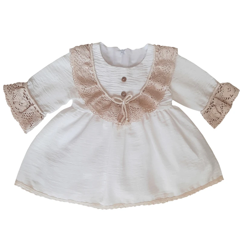  پیراهن دخترانه مدل گیپور کد sh2024