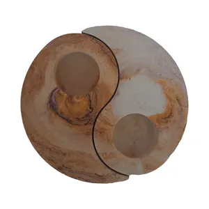 جاشمعی بتنی مدل Yin yang کد SZ بسته 2 عددی