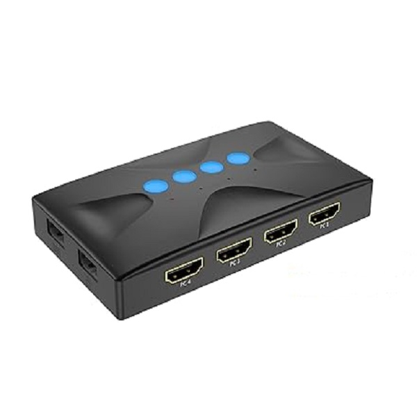 سوییچ چهار پورت HDMI KVM کی نت مدل K-SWKHM004