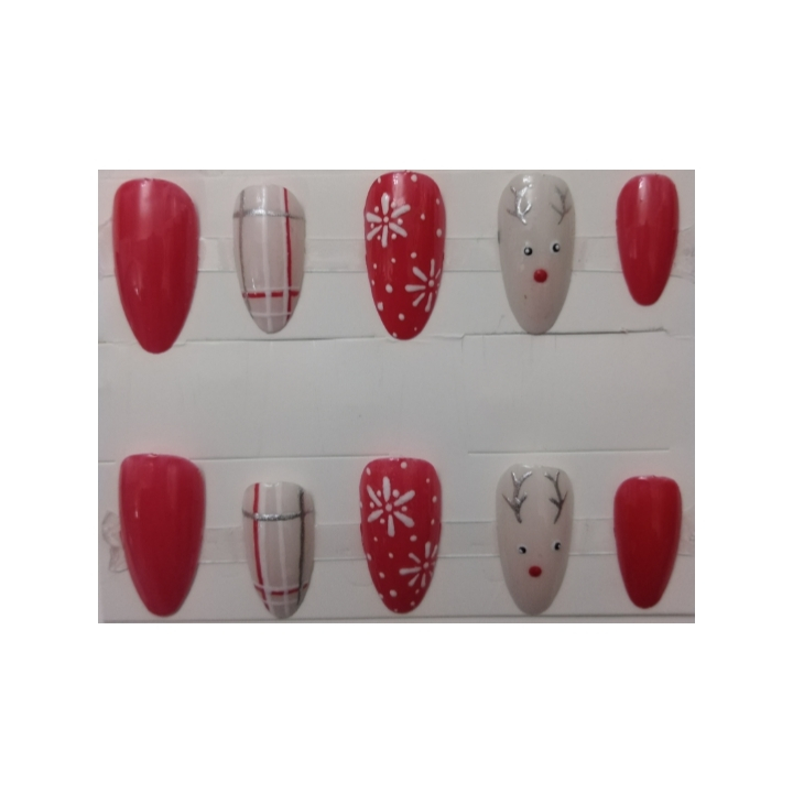 ناخن مصنوعی مدل گوزن بسته ده عددی