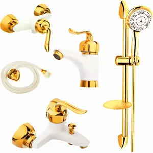 ست شیرآلات شیرالات رز مدل بیزانس مجموعه 5 عددی