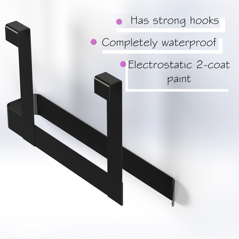 پایه رول دستمال کاغذی مدل لبه کابینتی