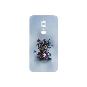 MAHOOT Collage of surreal Portrait of Women 4 Cover Sticker for OnePlus 6