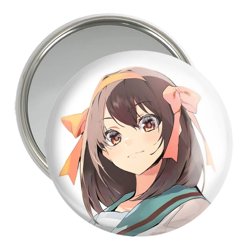 آینه جیبی خندالو مدل هاروهی انیمه The Disappearance of Haruhi Suzumiya  کد 23125