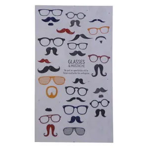 استیکر مدل Glasses & Mustache کد TB-006