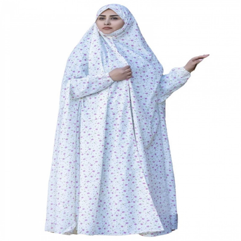 چادر نماز مدل جلو بسته آستین پرنسسی چادر نماز مدل جلو بسته آستین پرنسسی