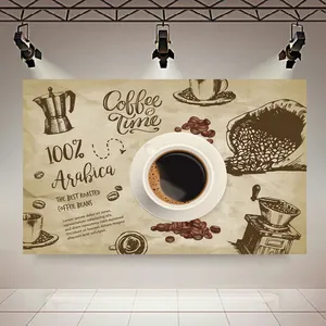 استیکر طرح قهوه مدل Coffee Time کد AR302730