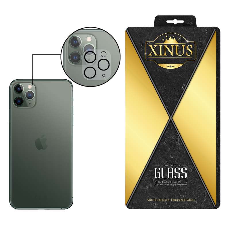 محافظ لنز دوربین ژینوس مدل 3DLENS مناسب برای گوشی موبایل اپل iPhone 11 Pro
