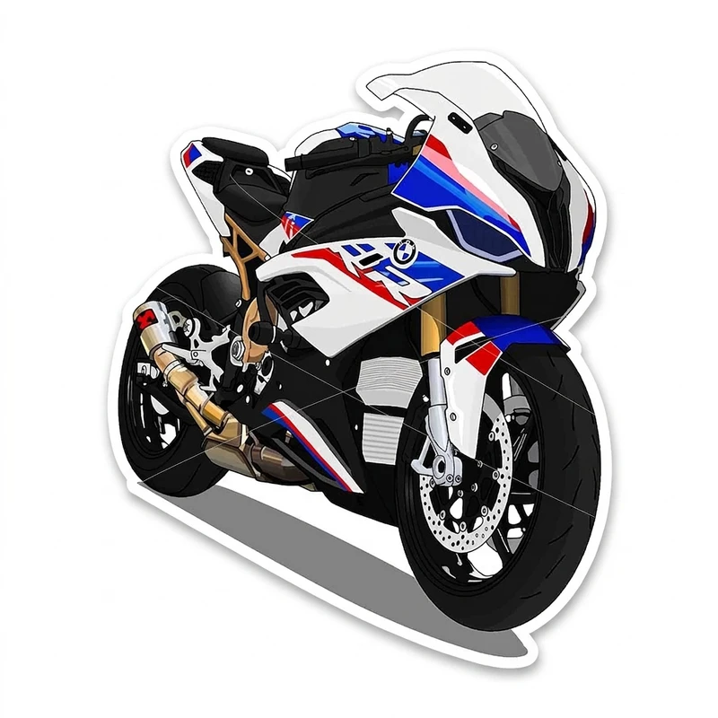 استیکر لپتاپ طرح موتور BMW  کد 5555