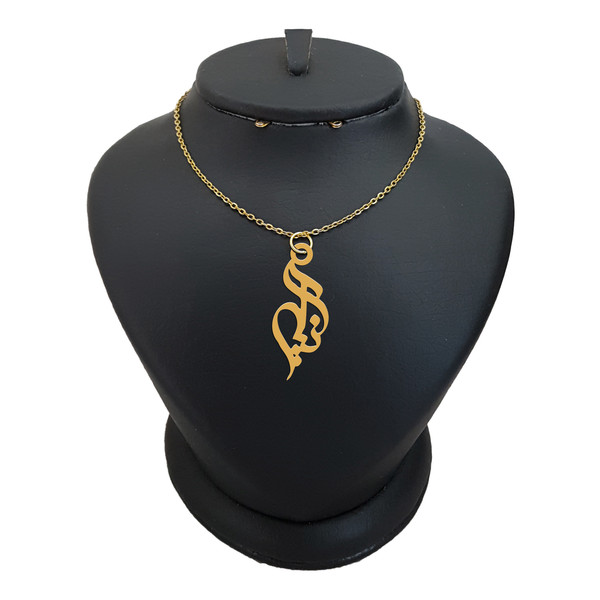 گردنبند نقره زنانه ترمه ۱ مدل نیکی کد ma 885