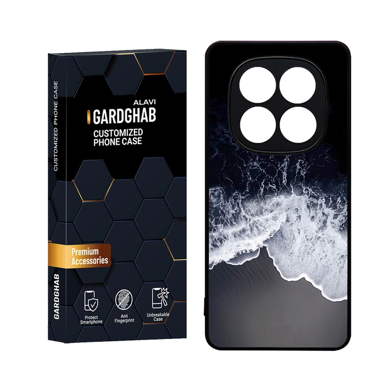 کاور گارد قاب علوی مدل Glass مناسب برای گوشی موبایل شیائومی Redmi Note 14 Pro 5G